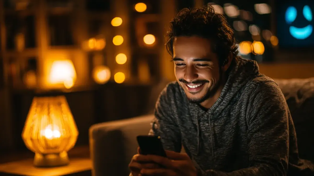 User reading about ourdream ai review on a mobile device