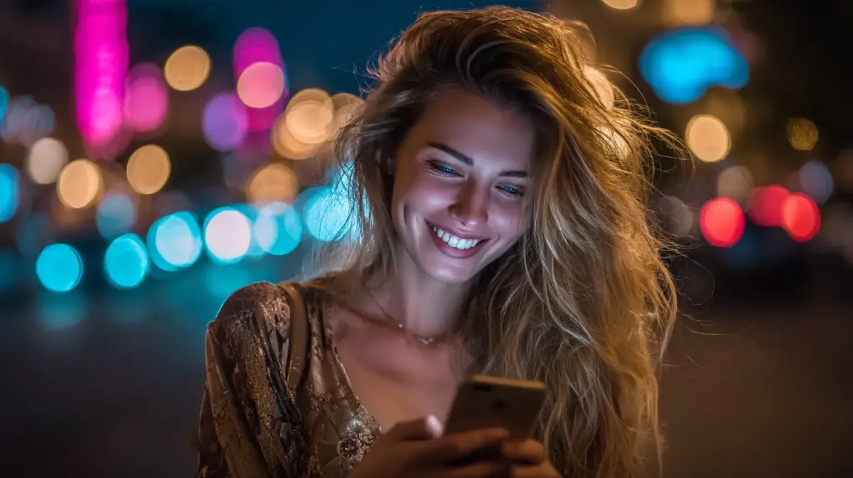 Person exploring candy ai review features on their phone